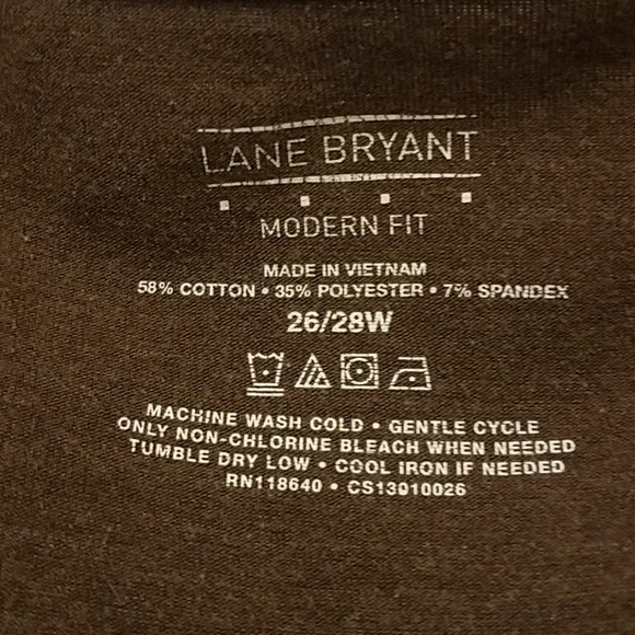 Lane Bryant 3/4 sleeve tshirt 26/28 #0030 - Picture 2 of 2